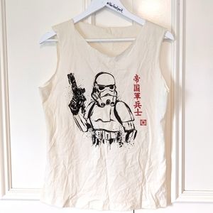 Stormtrooper sumi-e art print tank